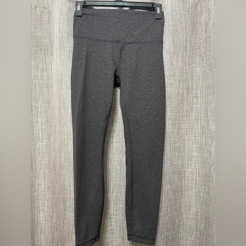 Lululemon Wunder Train High Rise 25 inch Blaze Black Leggings